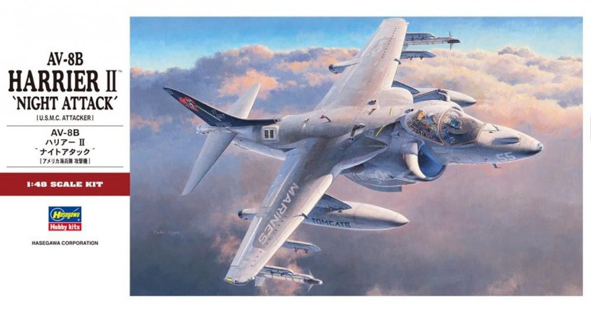 Hasegawa 1/48 AV-8B Harrier II "Night Attack" 07234